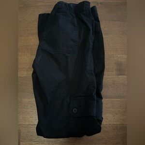 Black Hollister Cargo Pants, size 28